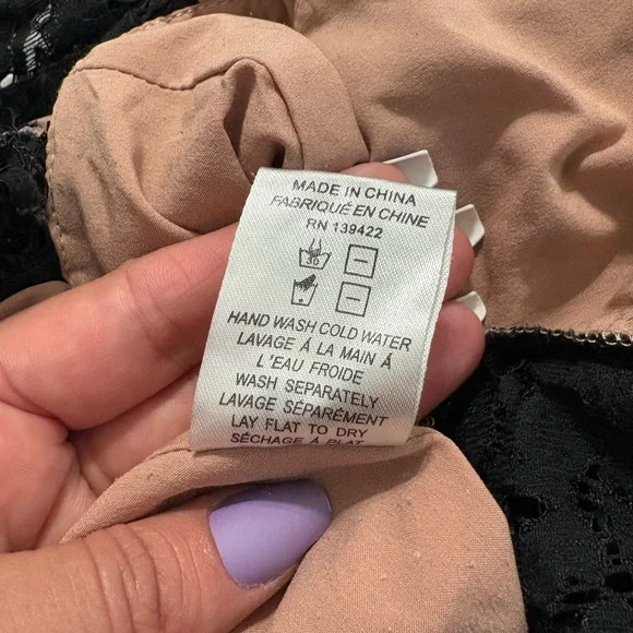 Tobi Black Lace Halter Romper - Picture 7 of 8